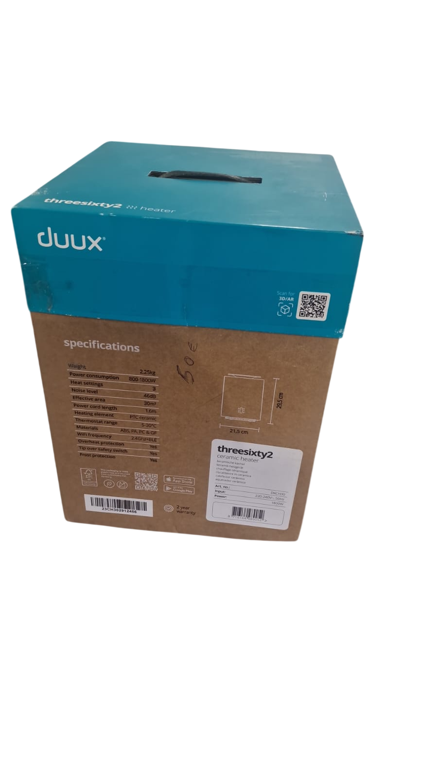 DUUX THREESIXTY Aspirateur