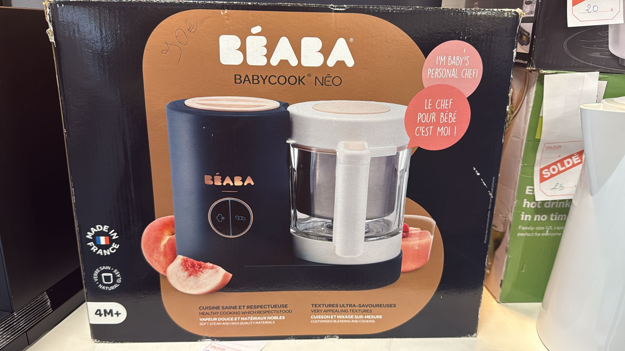 Robot Préparation Bébé Beaba Babycook Neo Bleu