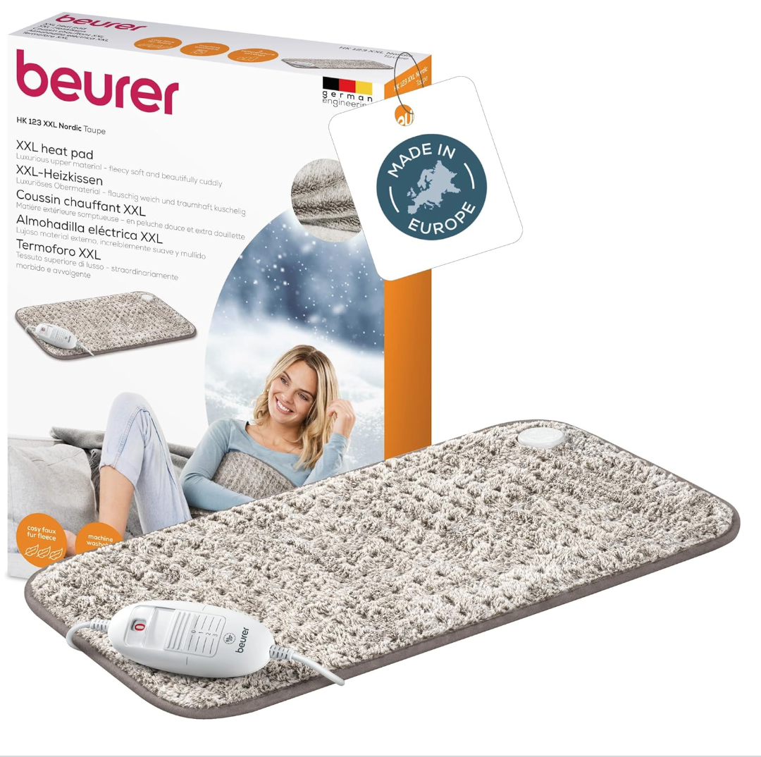 Beurer HK 123 XXL Nordic Taupe Coussin Chauffant